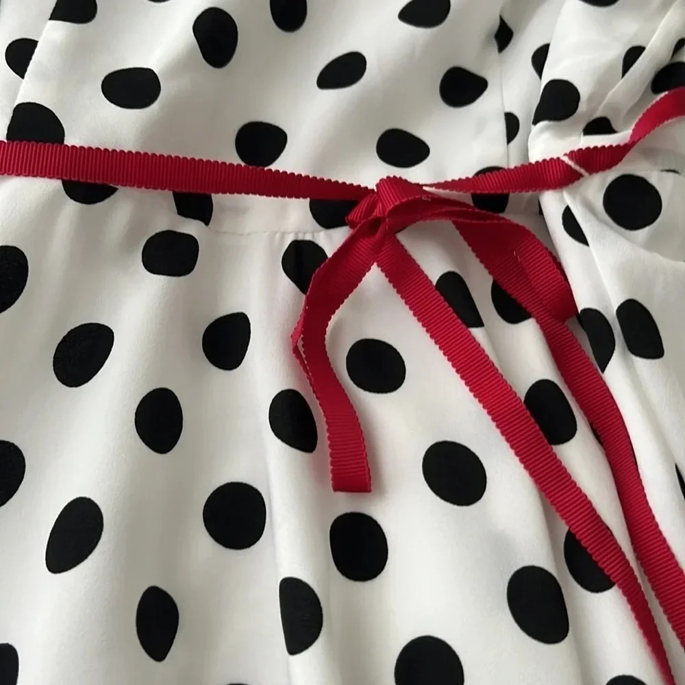 NWT Ricki’s Polka Dot Midi Dress  | Women’s Size 2 - Picture 7 of 9